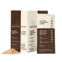 FACTOR FORM Whey Protein Powder | 100% Whey Isolate | 25g Protein & 6.3g BCAAs | Low Carb & Keto-Friendly | No Added Sugar (15 Packets, Chocolate)