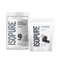 Isopure Bundle von Zero Carb 100% reine Whey Isolate Protein Pulver, Cookies & Cream, 25g Protein Per Serving, 1 Lb, 15 Servierungen + Isopure 100% reines Kreatin Monohydratpulver, 100 Servierungen