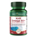 Reinheit Produkte Krill Omega 50 (Krill + Fischöl Mischung 1000mg + Astaxanthin 500mcg + Phospholipide 200mg + Vitamin D 500 IU) - 60 Mini Softgels
