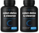 NutraChamps Colon Cleanse & Detox for Weight Loss [14 Day Quick Cleanser] Safe & Effective Formula with Probiotic & Digestive Enzymes for Constipation Relief (Pack of 2)
