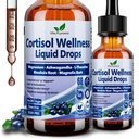 Cortisol Ergänzungen für Frauen und Männer, 17-in-1 Cortisol Reducer Detox Manager w. Magnesium Glycinate Ashwagandha, L-Theanin, Phosphatidylserin, Hormon Balanced für Frauen, Recess Mood Focus, Sleep