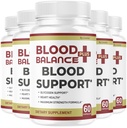 (5 Pack) BloodBalance Plus Capsules - Official BloodBalance Plus Support Supplement Premium Pills All Natural Advanced Formula Multivitamin for Overall Health & Wellness, 300 Capsules for 5 Months