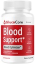 GlucoCore Capsules - Official GlucoCore Blood Health Support Premium Pills Advanced Formula Supplement, Natural Vitamins for Overall Health & Wellness, 60 Capsules for 1 Month