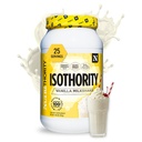Nutrithority - Isothority isoliertes Molkenproteinpulver mit ultra-absorbierbarem Protein und BCAAs, um Muskel aufzubauen und die Erholung zu beschleunigen, Keto-freundlich, kohlenhydratarm, glutenfrei (Vanille-Milchshake)