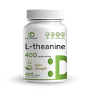 L-Theanin 400mg, 400 Kapseln - Extra Strength Theanin Supplement - Aminosäuren für Fokus & Entspannung Unterstützung - Nicht-GVO & Glutenfrei