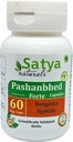Pashanbhed Forte Capsules 500 mg. 60 Veg. Kapsel | Pashanbhed (Bergenia Ligulate) Extrakt Kapseln für Männer und Frauen | Ayurvedische Kräuterergänzung / Heilmittel | 10:1 Forte (1 Flasche 60 Kapseln)