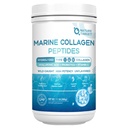 NATURE TARGET Marine Collagen Powder for Women - Multi Collagen Peptides with Hyaluronic Acid & Vitamin C for Hair, Skin, Nails & Joints - Wild-Caught Fish & Grass-Fed Bovine, 50 Servings