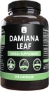 PURE ORIGINAL INGREDIENTS Damiana Blatt (365 Kapseln) Kein Magnesium oder Reisfüller, immer rein