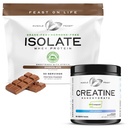 Muscle Feast Isolate + Creatine Bundle: 1 Whey Protein Isolate (Chocolate, 2lb) + 1 Kreatinpulver (Unflavored, 300g) | Premium Supplements, Vegetarisch, Glutenfrei