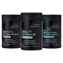 Sports Research® Celular Energy Pack - Multivitamin Advanced Formula w/ 23 Essential Vitamins & Minerals + Methylcobalamin B12 2000mcg + Magtein Magnesium L-Threonate 2000mg