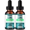 Lung Restore Drops, Official LungRestore Supplement Droppers - Maximum Strength, All Natural Lung Cleanse & Health Support, Advanced Liquid Formula for Healthy Flow, Comfort & Detox Reviews (2 Pack)