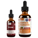 Rejuvica Health Active Jod + Active Ashwagandha 4oz Bundle - Energie- und Stressunterstützung Bundle - Advanced Liquid Delivery