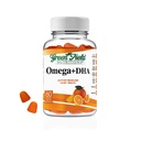 Greenfield Nutritions Halal Omega 3 Kaugummis mit DHA für Erwachsene - 60 Gummy Halal Vitamine, unterstützt Gehirn, Herz und Immunsystem - Vegan, Non-GMO Gluten-Free Gelatin-Free Halal Vitamin