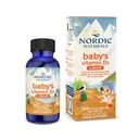 Nordic Naturals Baby's Vitamin D3, Unaromatisiert - 0,76 oz - 400 IE Vitamin D3 - Gesunde Knochen, Immunsystemunterstützung, normale Schlafrhythmen - Nicht-GVO, zertifizierter Vegetarier - 90 Portionen