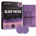 TOLEVITA Sleep Patches 36 Pcs – Nighttime Relaxation with Melatonin, Lavender, L-Theanine, GABA & Herbal Botanicals for Calm Evenings