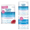 Marine Collagen Powder Trio Bundle – Lemon, Pomegranate & Unflavored for Beauty and Health Support