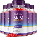 rize labs - Real Vita Keto ACV Gummies for Weight Loss Management Support - Advanced Formula - Apple Cider Vinegar Gummy (300 Gummies) (Pack of 5)