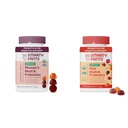 SmartyPants Organic Women's and Kids Multivitamin Gummies with Probiotics, Omega 3, Vitamins D3, B12, C, Zinc, 120 Count