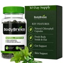 Interne Deodorant Ergänzung | Natürliche Chlorophyll 30 Kapseln für Körper Geruchskontrolle, Gut Gesundheit und frischen Atem | Vegan, Detox Unterstützung & Haut Gesundheit | Odor Eliminator für Männer & Frauen
