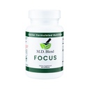 Focus Nootropic Brain Supplement, Boosts Concentration & Mental Clarity, Supports Memory & Calm, with Ginkgo Biloba & Ashwagandha, Daily Health and Wellness, 60 Gluten-Free Capsules