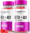 NutraRize (Pack of 2 Nutrizen Keto + ACV Gummies for Advanced Weight Loss, Maximum Strength, Nutrizen Keto + ACV 525mg Gummy (120 Gummies)