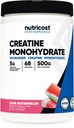 Nutricost Creatine Monohydrate Powder (Sour Watermelon, 500 Gram) - Micronized Creatine Supplement, Vegan, GMO-Free, Gluten-Free, 68 Servings
