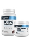 Transparent Labs Gras-Fed Whey Protein Isolate, Milch Schokolade, Kreatin HMB, Unflavored - 30 Servierungen