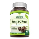 Herbal Secrets Konjac Root Supplement | 2000 Mg | 180 Veggie Kapseln | Non-GMO | Gluten Free | Made in USA