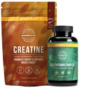 Primal Multivitamin + Primal Creatine Powder Bundle | 2-Pack | Support Daily Nutrition, Energy & Muscle Strength | 30 Servings Each