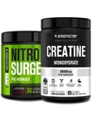 Jacked Factory Nitrosurge PreWorkout in Black Cherry & Creatine Monohydrat für Herren & Frauen