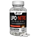 LipoNitro® Thermo-Burn Diätpillen mit Nitro Energy Nahrungsergänzung hergestellt in USA - 120 White Tablets