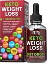 Keto Weight Loss Diät Tropfen, Natürliche Appetit Suppressant, Fat Burner für Frauen und Männer mit Apfel Cider, Green Coffee Bean Extract, Cinnamon, Cayenne Pfeffer Metabolism Booster