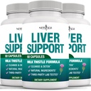 Liver Cleanse Detox & Repair - Milch-Diesel-Ergänzung - Liver Unterstützung mit Choline, Artichoke-Extrakt, Chicory & Dandelion Root-Ergänzung - Milch-Diesel Leber-Detox & Liver Cleanse - 180 Count