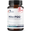 Designs für Gesundheit Mitochondrien Energieformel mit Bio-PQQ - Mito-PQQ Rhodiola + 20 mg PQQ (Pyrrolochinolin Quinon) Ergänzung - Unterstützt Mitochondriale Biogenese + Gesundes Altern (60 Kapseln)