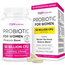 Probiotika für Frauen | 50 Milliarden CFU für Vaginal, pH-Balance & Verdauungshilfe | Weibliche Probiotika mit Präbiotika & Hormone Balance Blend | Third-Party Tested, Vegan & Glutenfrei | 30 Ct