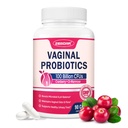 ZEBORA Vaginal Probiotika für Frauen 100 Milliarden CFUs, Probiotika für Verdauungsgesundheit & Vaginal pH-Balance & Harnweg Gesundheit, mit Organic Cranberry & Präbiotika, 90 Veggie Kapseln