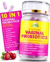 Vaginale Probiotika für Frauen mit Präbiotika und Cranberry - Dr. formulierte weibliche pH-Balance tägliche Ergänzung, unterstützt vaginale Geruchskontrolle und Harnwegsgesundheit, 30 Portionen