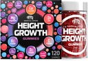 BIOTEQUELAB Height Growth Increase Gummies Vitamins, Grow Tall Supplement, Calcium, Magnesium, Zinc, Ashwagandha, Glucosamine Multivitamin for Teens, Kids, 120 Gummies