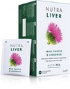 NUTRALIVER - Liver Detox & Cleanse Tee - Milchdistel, Turmeric & Fennel - 40 Umhüllte Teebeutel - Kräutertee - 2 Pack