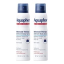 Aquaphor Advanced Therapy Salbe Körperspray, duftfrei, hypoallergen, Spray Feuchtigkeitscreme für trockene Haut, Feuchtigkeitscreme und heilt trocken, raue Haut, 3,7 Oz Can (Paket von 2)