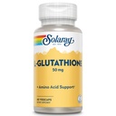 SOLARAY L Glutathione Supplement 50 mg - Free Form Peptide for Powerful Wellness Support - L-Glutathione Amino Acids Supplement - 60-Day Money Back Guarantee, 60 Servings, 60 VegCaps
