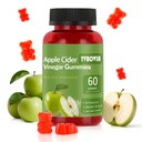 Apple Cider Vinegar Gummies with B12, ACV Supplement Gummy Vitamins,Gluten Free, Vegan, Non-GMO (60)