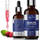 Zeolite Drops for Adults, Liquid Zeolite Detox Drops, Body Cleanse with Methyl B12 & Vitamin D3, Supports Immune Health, Energy & Focus Support, 60-Day Supply