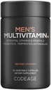 Codeage Men's Multivitamin - Daily Vitamins for Men with Vitamin A, C, D3, E, B12, Magnesium, Zinc, Iron, Chromium, Probiotics, Astragalus & More - 1 Capsule Per Serving - 30 Capsules
