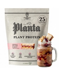 Ambrosia Plant Based Protein Powder 20g | Clean Vegan Pea Protein Powder | Gluten & Dairy Free, Keto Friendly, No Added Sugar | 25 Portionen | Erdnussbutter & Jelly