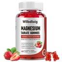 Magnesium Taurate Gummies, 1000mg Complex Magnesium Taurate Glycinate Citrate Gummies -High Absorption & Sugar Free, Muscle,Sleep and Heart Health Support, Vegan, Gluten Free, 60 Counts