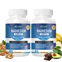 Magnesium Complex Supplement - 1000mg with 8 Magnesium Forms: Glycinate, Citrate, Malate, Taurate & Orotate - Supports Muscle Function, Bone Strength & Relaxation - Vegan, Non-GMO - 180 Capsules