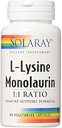 Solaray L-Lysine Monolaurin 1:1 Ratio, 60 Kapseln (2 Packung)