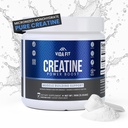 Micronized Creatine Monohydrate Powder, Vegan Creatine Powder Unflavoured, Beilagen für Männer, Pure Workout Essentials für Frauen, NSF zertifiziert (150g) (5g pro Serv) (30 Servierungen) - Vida Fit