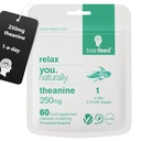 Pure L theanine Supplement (60) | 250mg l theanine Kapseln – 1 Tag | Stress Relief Supplement & Calm aid | GABA Supplement Support | Lab-Tested | Vegan